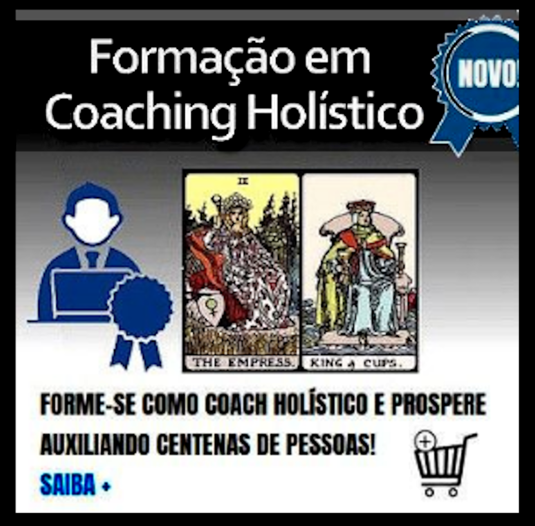 Este curso de Tarot é a primeira etapa para poder capacitar-se como Coach Holístico