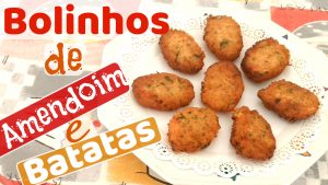 BOLINHOS DE AMENDOIM E BATATAS VEGANAO Como fazer NUGGETS VEGAN