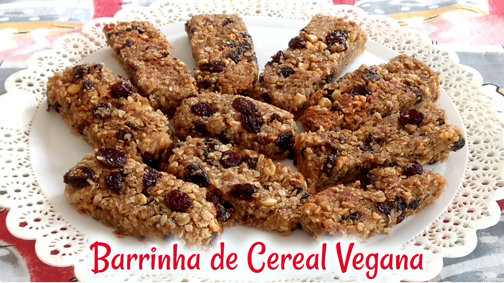 BARRINHA DE CEREAL VEGANA SALDÁVEL FÁCIL NUTRITIVA E SEM CONSERVANTES