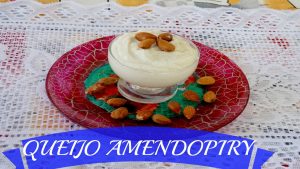 Catupiry vegano com leite de amêndoas