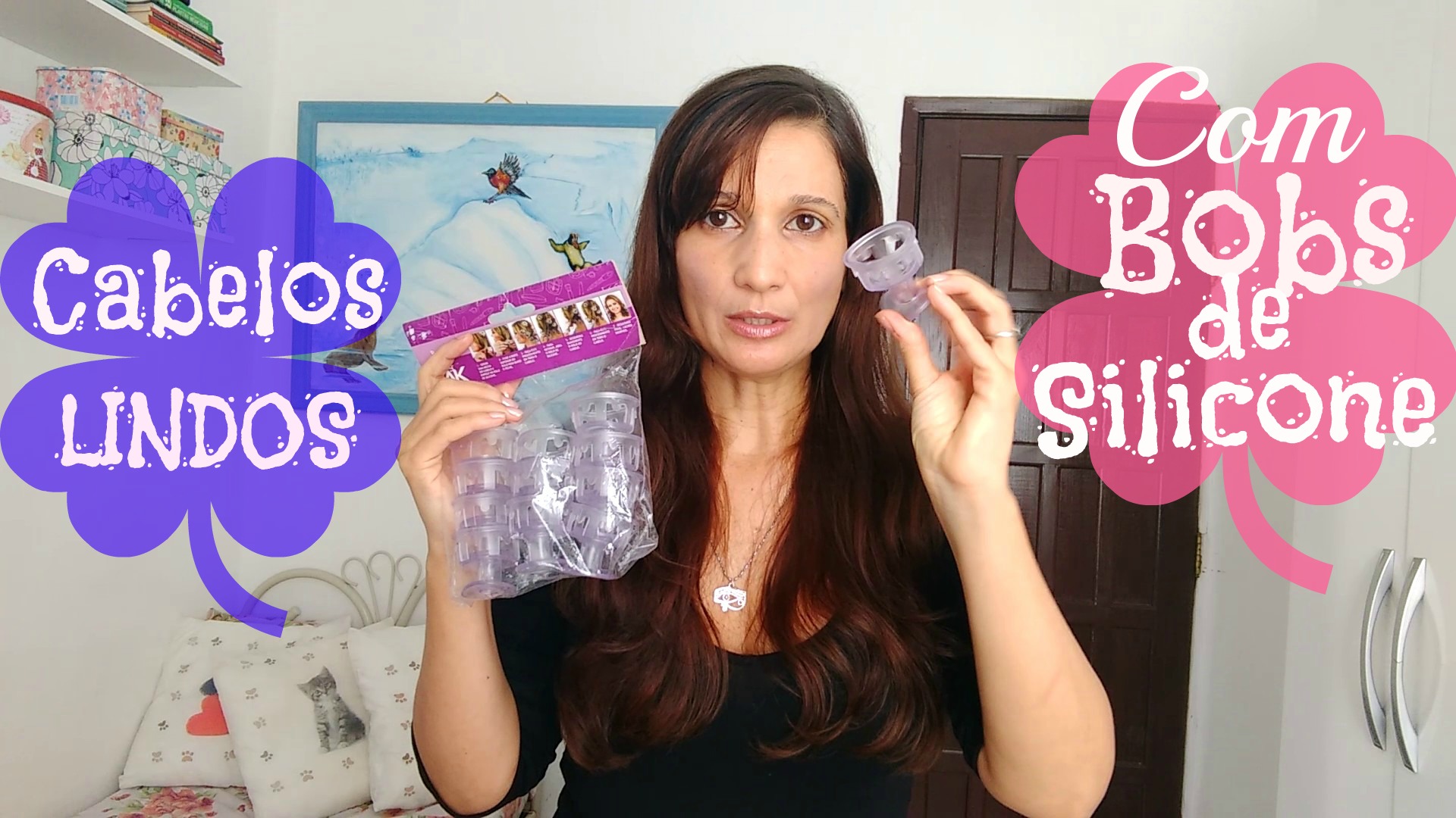 COMO TER CACHOS LINDOS NOS CABELOS COM BOBS SILICONE KATIA VEGANA