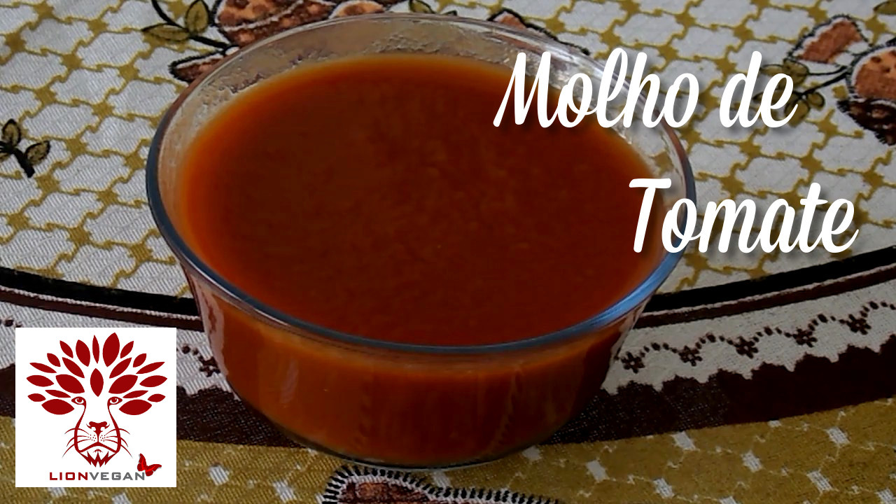 Receita de Molho de Tomate Vegano Caseiro Versátil e Fácil (vegana)