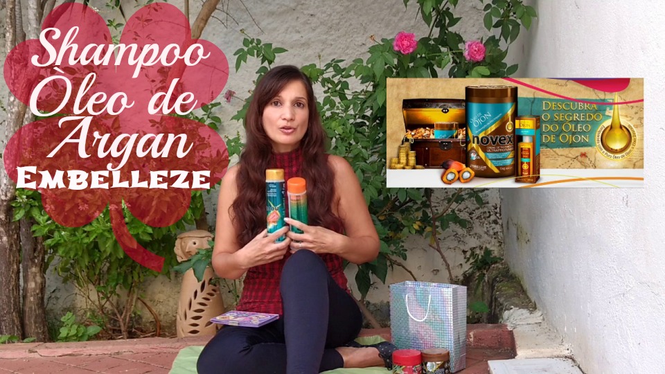 SHAMPOO E CONDICIONADOR ÓLEO DE ARGAN EMBELLEZE