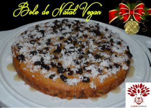 BOLO DE NATAL VEGANO – Bolo Natalino – Doces Tradicionais de Natal – Especial de Final de Ano