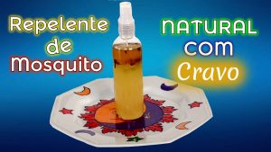 Repelente Corporal de Insetos Natural Orgânico e Vegano Com Cravo