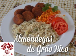 Receita de Almôndegas de Grão de Bico Vegan Receitas Veganas Katia Vegana