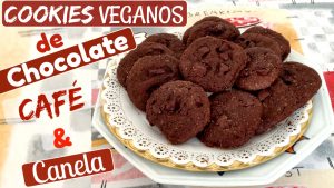 COOKIES VEGANOS DE CHOCOLATE E CAFÉ ESPECIAL