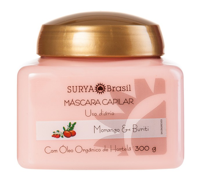 Máscara Capilar Morango & Buriti Surya Brasil Vegan Katia Vegana