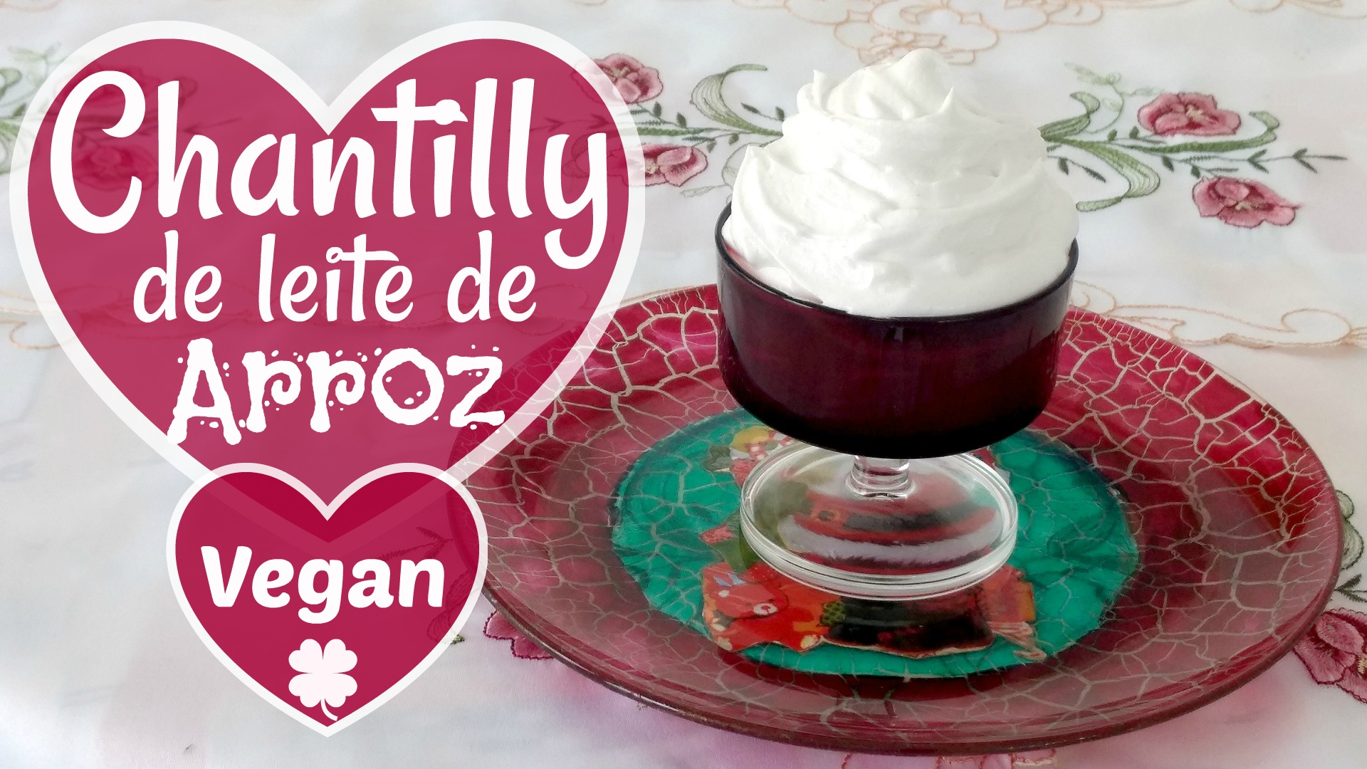 Como Fazer Delicioso CHANTILLY VEGANO de LEITE DE ARROZ – KATIA VEGANA