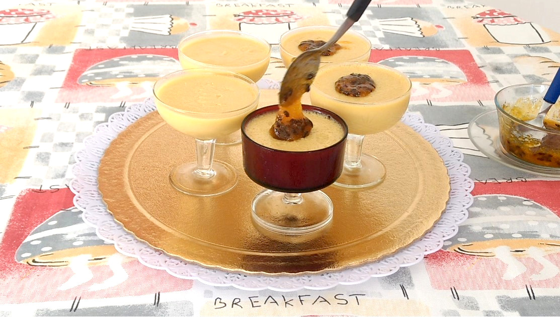 MOUSSE DE MARACUJA TACAS DECORACAO KATIAVEGANABRILHO