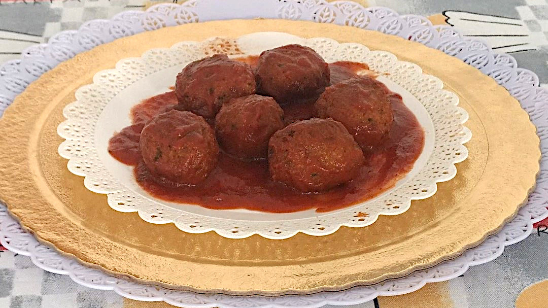 Almondegas de Soja Com Molho de Tomate KatiaVegana