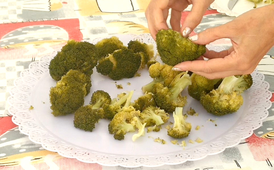 Salada de Feijao Branco Brocolis