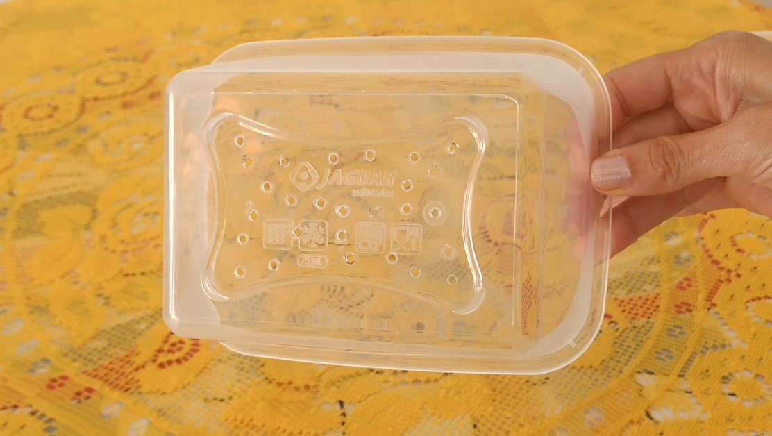 TOFU MOSTRANDO AS VASILHAS KATIA VEGANA