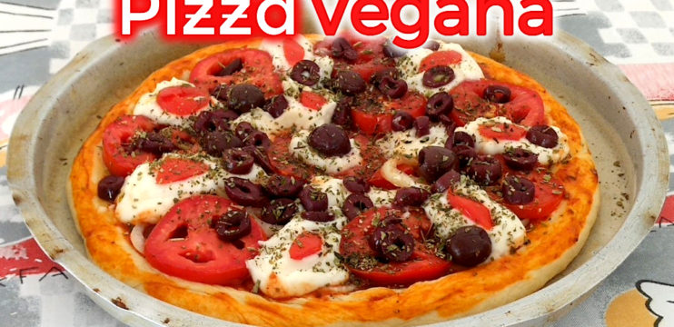 PIZZA VEGANA DELICIOSA COM QUEIJO VEGANO  – Aprenda Como Fazer PIZZA VEGANA Receita Fácil