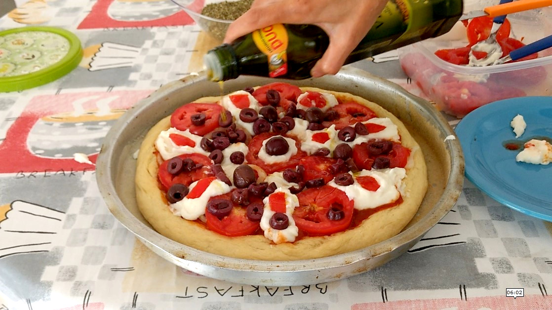 Pizza Vegana Montando a Pizza KatiaVegana Brilho